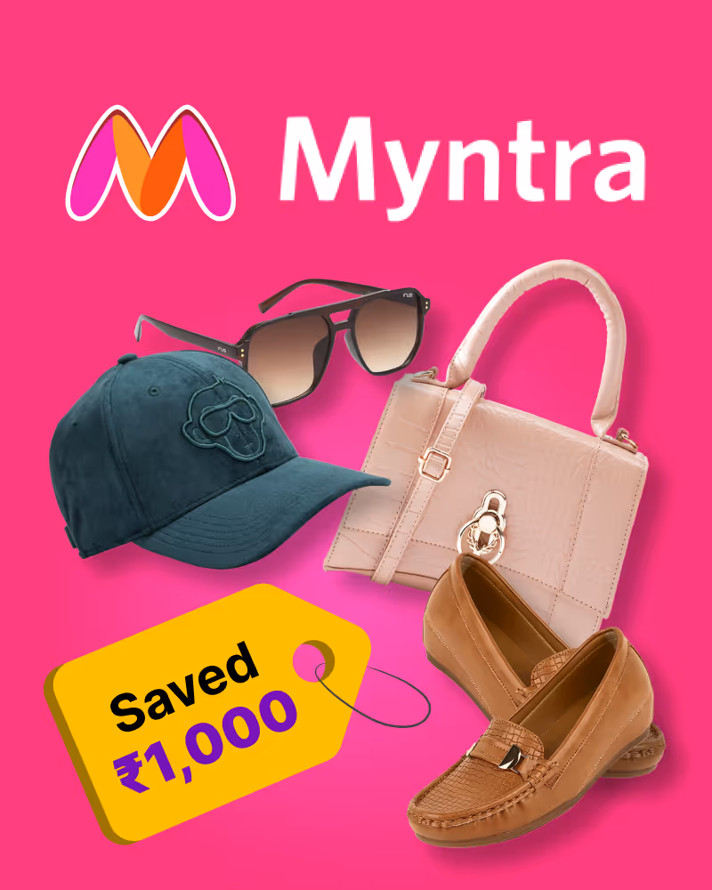 Myntra voucher deal. Fashion gift card discount of up to 30% off.
